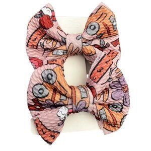 New Back to School 2" Pigtail Bows